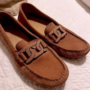 Italian Suede Driving Loafers